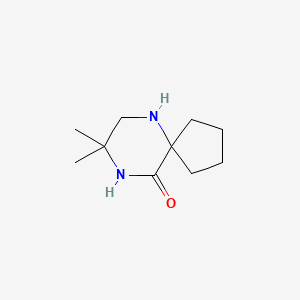 8,8-Dimethyl-6,9-diaza-spiro[4.5]decan-10-one