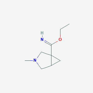 Ethyl 3-methyl-3-azabicyclo[3.1.0]hexane-1-carboximidate