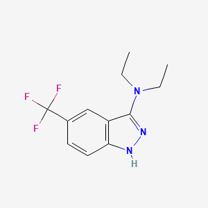 N,N-Diethyl-5-(trifluoromethyl)-1H-indazol-3-amine
