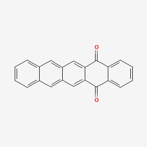 molecular formula C22H12O2 B8546502 5,14-Pentacenedione CAS No. 6006-83-3