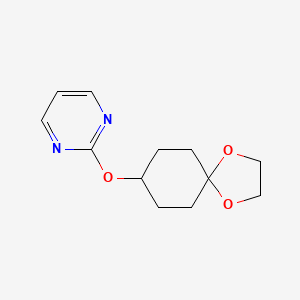 2-(1,4-Dioxaspiro[4.5]decan-8-yloxy)pyrimidine
