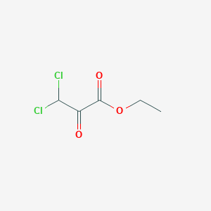 molecular formula C5H6Cl2O3 B8546609 Ethyl 3,3-dichloro-2-oxopropanoate 