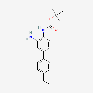 Carbamic acid,(3-amino-4'-ethyl[1,1'-biphenyl]-4-yl)-,1,1-dimethylethyl ester