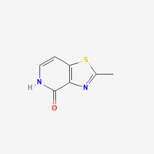 2-Methyl-5H-thiazolo[4,5-c]pyridin-4-one