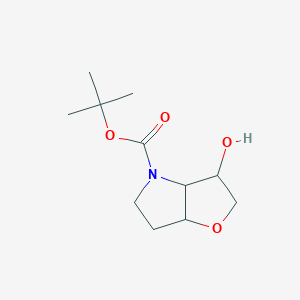 Tert-butyl 3-hydroxy-2,3,3a,5,6,6a-hexahydrofuro[3,2-b]pyrrole-4-carboxylate