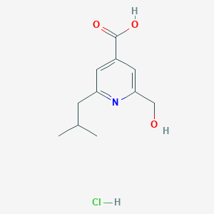 2-Hydroxymethyl-6-isobutyl-isonicotinic acid hydrochloride
