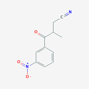 3-(m-Nitrobenzoyl)butyronitrile