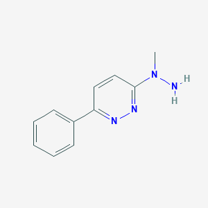 6-Phenyl-3-(1-methylhydrazino)pyridazine