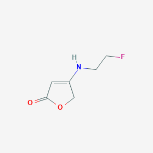 4-[(2-fluoroethyl)amino]furan-2(5H)-one
