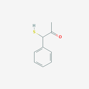 molecular formula C9H10OS B8547030 Rac.-1-mercapto-1-phenyl-2-propanone 