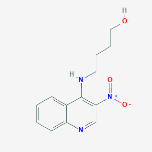 4-[(3-Nitroquinolin-4-yl)amino]butan-1-ol