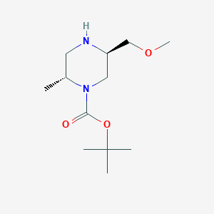 tert-butyl (2R,5R)-5-(methoxymethyl)-2-methylpiperazine-1-carboxylate