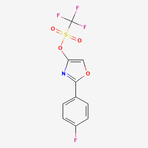 2-(4-Fluorophenyl)oxazol-4-yl trifluoromethanesulfonate