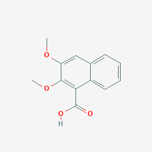 molecular formula C13H12O4 B8547199 2,3-Dimethoxynaphthalene-1-carboxylic acid 