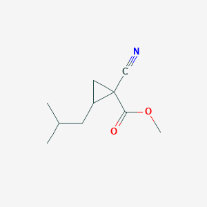 1-Cyano-2-isobutyl-cyclopropanecarboxylic acid methyl ester