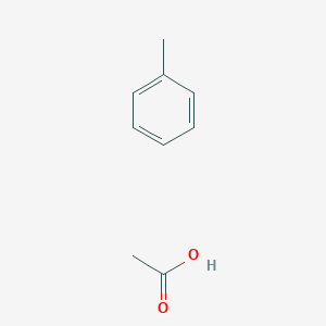 molecular formula C9H12O2 B8547229 Acetic acid toluene 