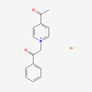 N-(phenacyl) 4-acetylpyridinium bromide