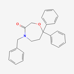 4-Benzyl-7,7-diphenyl-1,4-oxazepan-3-one