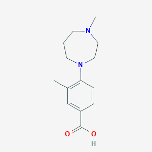 3-methyl-4-(4-N-methyl-[1,4]diazepan-1-yl)-benzoic acid