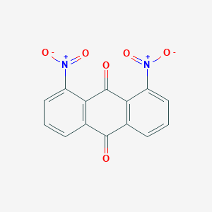 molecular formula C14H6N2O6 B085473 1,8-Dinitroanthraquinone CAS No. 129-39-5