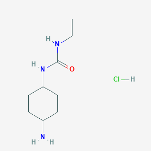 1-(4-Aminocyclohexyl)-3-ethylurea hydrochloride