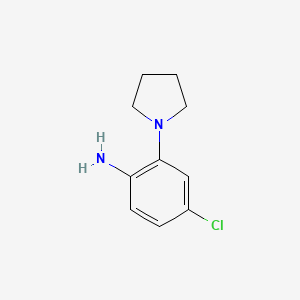 1-(2-Amino-5-chlorophenyl)pyrrolidine