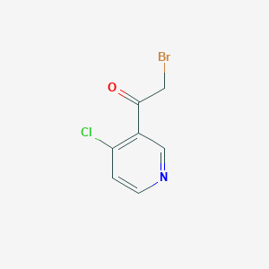 2-Bromo-1-(4-chloro(3-pyridyl))ethan-1-one