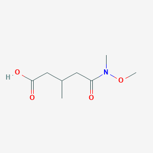 5-(Methoxy-methylamino)-3-methyl-5-oxopentanoic acid