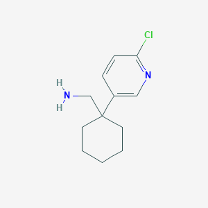 (1-(6-Chloropyridin-3-yl)cyclohexyl)methanamine