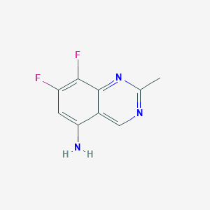 5-Amino-7,8-difluoro-2-methylquinazoline