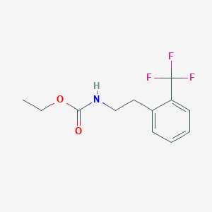 [2-(2-Trifluoromethyl-phenyl)-ethyl]-carbamic acid ethyl ester