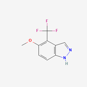 1H-Indazole, 5-methoxy-4-(trifluoromethyl)-