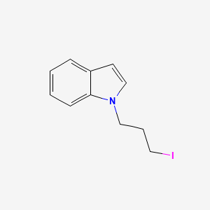 molecular formula C11H12IN B8547618 (3-iodopropyl)-1H-indole 
