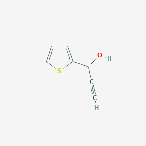 molecular formula C7H6OS B8548014 1-(2-Thienyl)-2-propyne-1-ol 