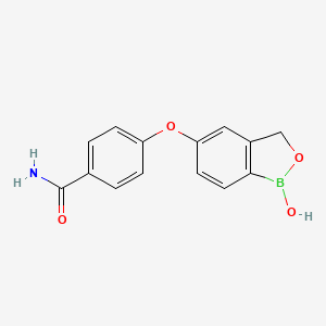 molecular formula C14H12BNO4 B8548089 Crisaborole Impurity CAS No. 1187188-59-5