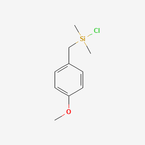 Chloro[(4-methoxyphenyl)methyl]dimethylsilane
