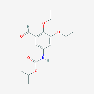 Propan-2-yl (3,4-diethoxy-5-formylphenyl)carbamate