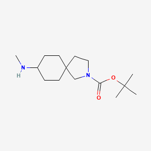 Tert-butyl 8-(methylamino)-2-azaspiro[4.5]decane-2-carboxylate