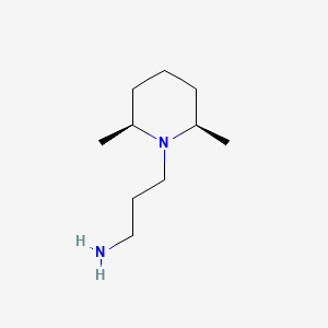cis-3-[2,6-Dimethylpiperidinyl]propylamine