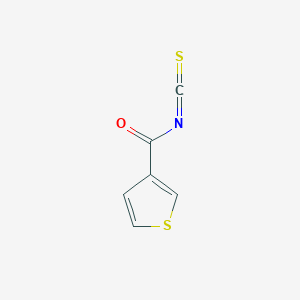 molecular formula C6H3NOS2 B8548438 3-Thiophenecarbonyl isothiocyanate 