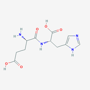 molecular formula C11H16N4O5 B8548569 Glutamyl-Histidine CAS No. 21435-29-0