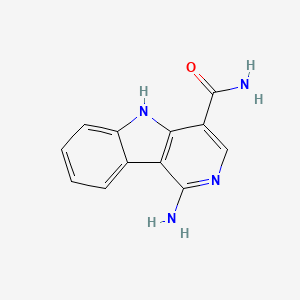 1-amino-5H-pyrido[4,3-b]indole-4-carboxamide