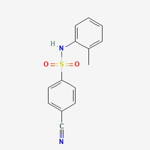 4-cyano-N-o-tolyl-benzenesulfonamide