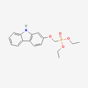 Diethyl {[(9H-carbazol-2-yl)oxy]methyl}phosphonate