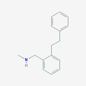 N-Methyl-1-[2-(2-phenylethyl)phenyl]methanamine