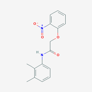 molecular formula C16H16N2O4 B8548747 N-(2,3-dimethylphenyl)-2-(2-nitrophenoxy)acetamide 