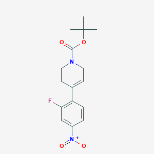 tert-butyl 4-(2-fluoro-4-nitrophenyl)-5,6-dihydropyridine-1(2H)-carboxylate