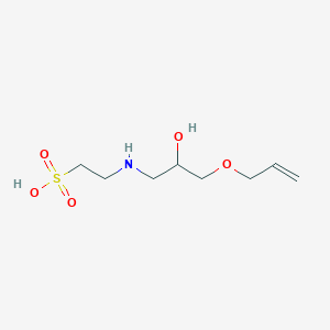 2-({2-Hydroxy-3-[(prop-2-en-1-yl)oxy]propyl}amino)ethane-1-sulfonic acid