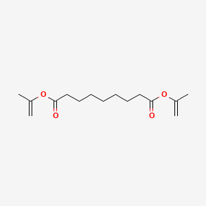 molecular formula C15H24O4 B8548883 Diprop-1-en-2-yl nonanedioate CAS No. 6063-43-0