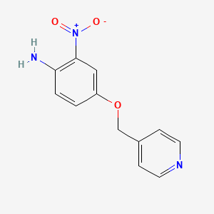 2-Nitro-4-(pyridin-4-ylmethoxy)aniline